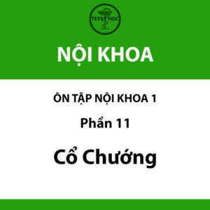 câu hỏi trắc nghiệm cổ chướng 1 của ôn tập nội khoa 1 y hà nội