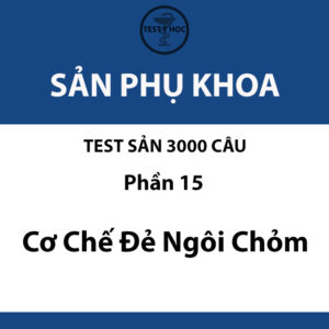 câu hỏi trắc nghiệm cơ chế đẻ ngôi chỏm của test sản 3000 câu y hà nội