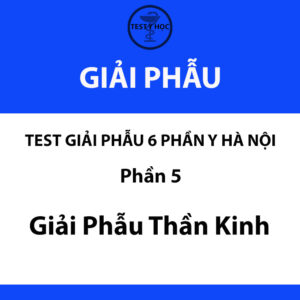 Câu hỏi trắc nghiệm giải phẫu thần kinh của test giải phẫu 6 phần y hà nội