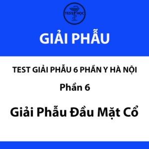 Câu hỏi trắc nghiệm giải phẫu đầu mặt cổ của test giải phẫu 6 phần y hà nội