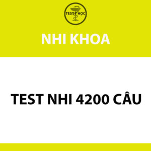 Test nhi 4200 câu y hà nội